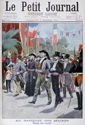 Banquete de los alcaldes, París, 1900