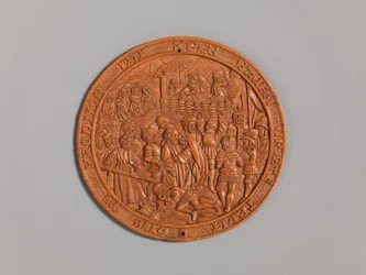 Medallón con la Traición de Jesús, principios del siglo XVI