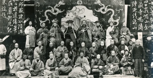 Reunión de Superiores de Monasterios Budistas en China, finales del siglo XIX