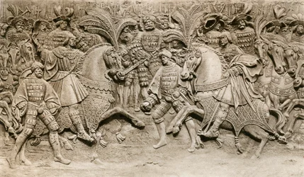 Encuentro de Enrique VIII y Francisco I, en El Campo del Paño de Oro