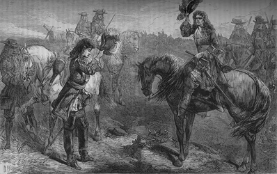 Encuentro de Guillermo III y el Duque de Berwick, c1694, c1880