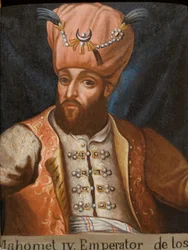 Mehmed IV 1642-1693, Sultán del Imperio Otomano, siglo XVII