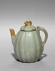 Jarra de Vino en Forma de Melón, 1100s-1200s