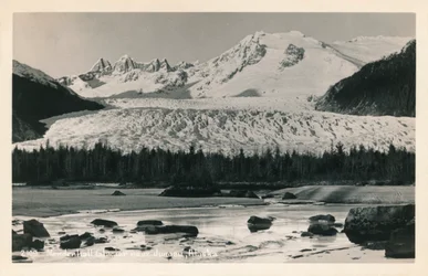 Glaciar Mendenhall cerca de Juneau, Alaska