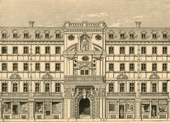 Capilla de los Merceros, reconstruida después del incendio, 1897