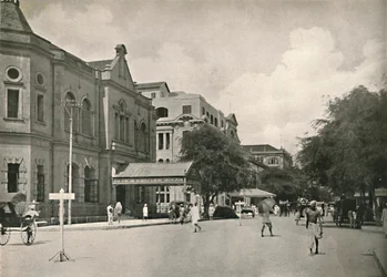 Calle del Comerciante, Rangún, 1900