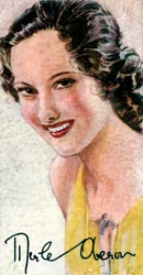 Merle Oberon, 1911-1979, actriz de cine, siglo XX