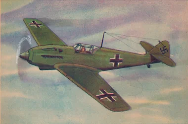 Caza monoplano Messerschmitt M.E. 109, c1944