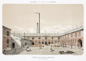 Metales, Zinc Trabajos de zinc, St Leonard, Lieja, Bélgica