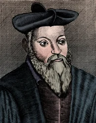 Michel Nostradamus 1503-1556, médico y astrólogo francés, siglo XVII
