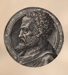 Miguel Ángel Buonarroti, artista y arquitecto italiano, siglo XVI, 1894