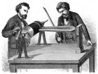 Fonautógrafo de mediados del siglo XIX, 1872