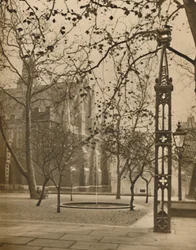 Middle Temple Hall y la quietud de Fountain Court, c1935