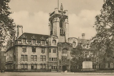 Middlesex Guildhall en el sitio del antiguo santuario de Westminster, c1935