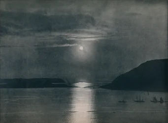 Sol de medianoche en Hammerfest, 1914
