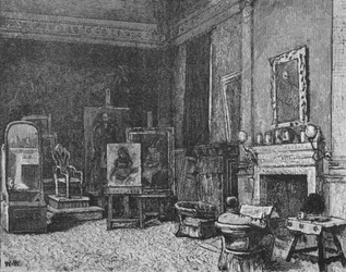 Estudio de Millais, 1890