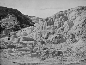 Terraza Minerva, Parque Yellowstone, c. 1897
