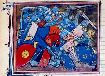 Miniatura de la Batalla de Roncesvalles