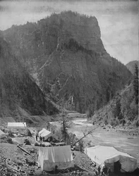 Campamento minero, Nevada, c. 1897