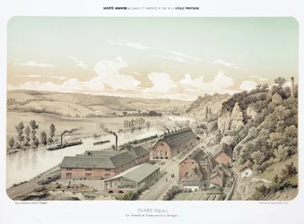 Minería, metales, obras de zinc, Flone, Bélgica