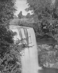 Cataratas Minnehaha, Minneapolis, Minnesota, EE.UU., c1900