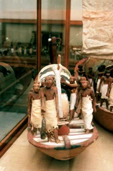 Barco modelo, Antiguo Egipto, siglo XIV a.C.