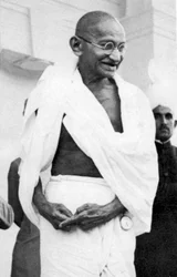 Mohandas Karamchand Gandhi, 1869-1948, líder nacionalista indio