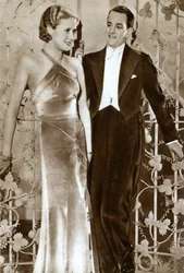 Molly Lamont y Gene Gerrard, actores, 1933