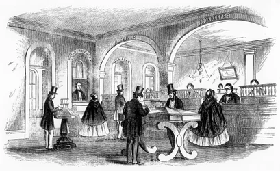 Telegrafía Morse, Cincinnati, Ohio, EE.UU., 1859