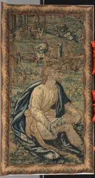Moisés y la hija de Jetro, siglo XVII