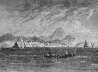Monte Pernathia y Nuevo Navarino, c1880