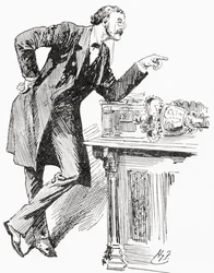 El Sr. Balfour hablando en la Cámara de los Comunes