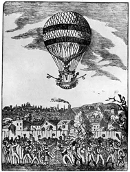 Ascenso del Sr. Sadler con el Capitán Paget, 12 de agosto de 1781, 1910