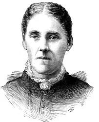 Sra. Houghton, esposa del reverendo John Houghton, 1886