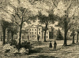 Casa de la Sra. Thrale, Streatham, c1878