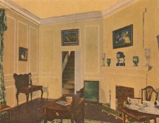 Sala de estar de la Sra. Washington, 1946
