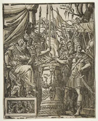 Mucio Escévola, 1608