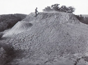 Volcán de lodo Waiotapu, finales del siglo XIX-principios del siglo XX