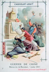 Masacre de Mukden, Rebelión de los Bóxers, China, julio de 1900