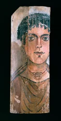 Retrato de momia, 90-110 d.C.
