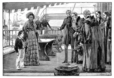 Dignatarios municipales presentados al Príncipe de Gales, c. 1840s, 1900