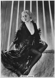 Muriel Evans, actriz de cine estadounidense, c1938