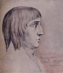 Napoleón Bonaparte en 1785, a los dieciséis años, 1896