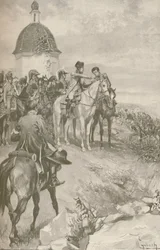 Napoleón y su estado mayor en Austerlitz, 1896