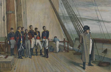 Napoleón a bordo del H.M.S. Bellerophon, julio de 1815, 1896