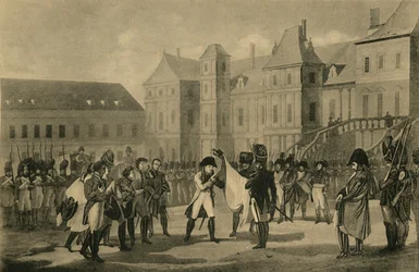 La partida de Napoleón de Fontainebleau, 20 de abril de 1814, 1921