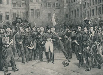 Despedida de Napoleón a la Guardia Imperial en Fontainebleau, 20 de abril de 1814, 1896