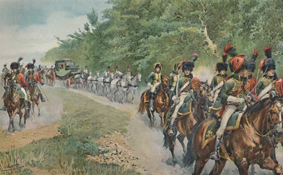 Modo de viajar de Napoleón, c. 1800, 1896