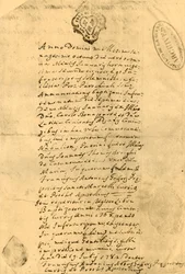 Certificado de nacimiento de Napoleón, 21 de julio de 1771, 1921