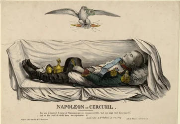 El ataúd de Napoleón, c. 1840